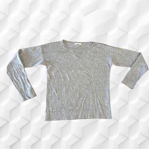 Lebor Gabala 100% cashmere crew neck gray sweater Sz M